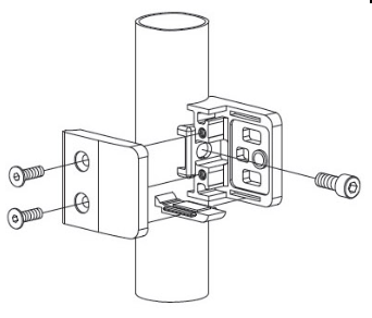 esquema montaje pinza vidrios